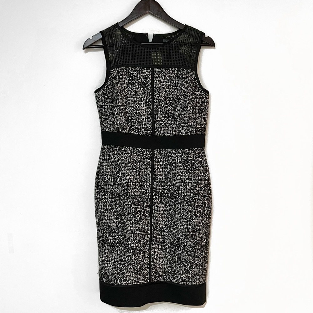 Ann Taylor Black and White Work Dress